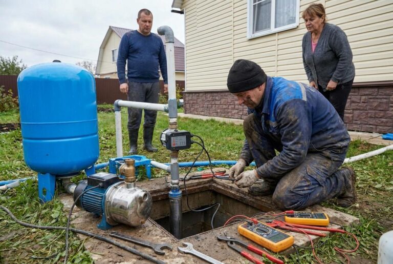 Почему насос не качает воду из скважины: причины и способы решения