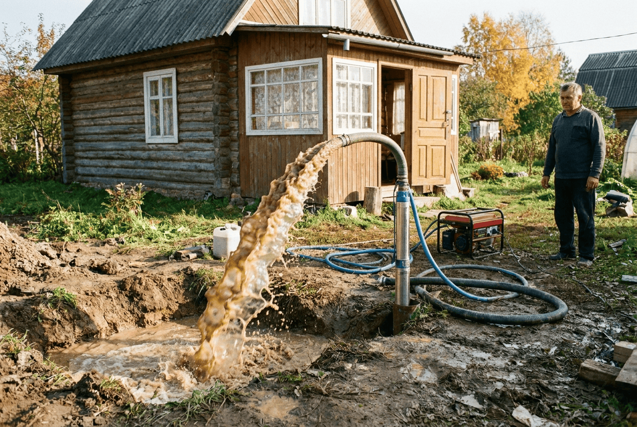 Почему глина попадает в воду Ремскваж